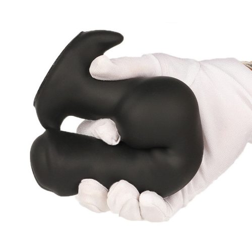 Plug Dogsit XS – prémium anális izgató, fekete 9 cm