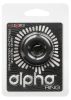 Cockring Alpha Black – prémium péniszgyűrű 20mm