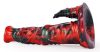 Iktorix – prémium szilikon dildó, 20 cm - fekete-piros