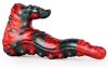 Bukolix – prémium fekete-piros dildó 16 x 5 cm