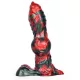 Caliorix – prémium vibráló dildó, 20,5 x 7 cm, fekete-piros