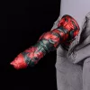 Florix – prémium fekete-piros dildó 20 x 7 cm