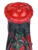 Jofortix – prémium fekete-piros dildo 23 x 7 cm