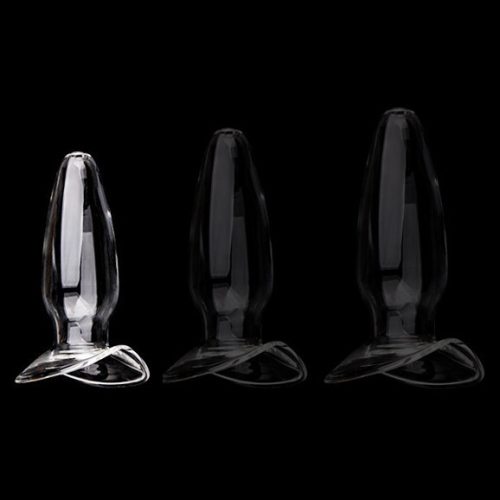 Üveg dugó Open Glass S – prémium üveg anális eszköz