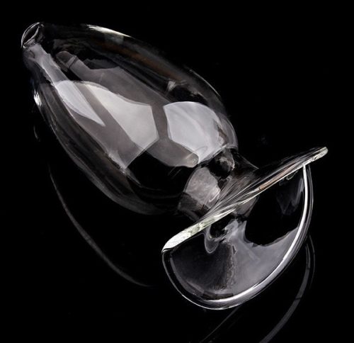 Üveg dugó Open Glass S – prémium üveg anális eszköz