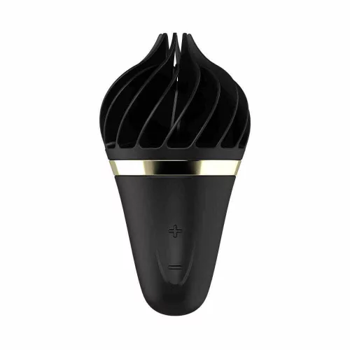 Satisfyer Sweet Treat forgó vibráló csiklóizgató - rózsaszín-barna, 10,4cm, 10 program