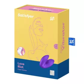 Satisfyer Love Riot ujjvibrátor - lila, 12 program