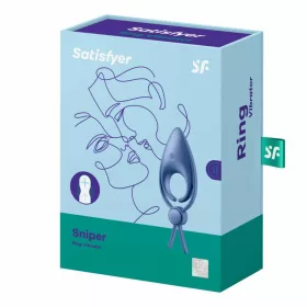Satisfyer Sniper vibráló péniszgyűrű - kék