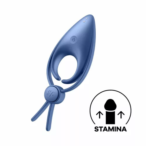 Satisfyer Sniper vibráló péniszgyűrű - kék