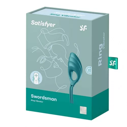Satisfyer Swordsman vibráló péniszgyűrű - zöld