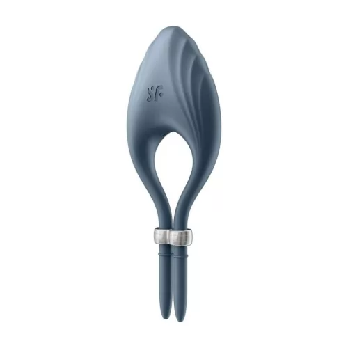 Satisfyer Duelist vibráló péniszgyűrű - kék, 12 program