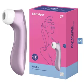 Satisfyer Pro 2+ vibrátor - lila, 16cm, 11 program