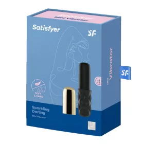   Satisfyer Sparkling Darling vibrátor - fekete, 11,5cm, 15 program
