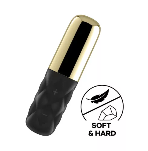 Satisfyer Sparkling Darling vibrátor - fekete, 11,5cm, 15 program