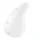 Satisfyer Dew Drop vibráló csiklóizgató - fehér, 12 program