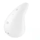 Satisfyer Dew Drop vibráló csiklóizgató - fehér, 12 program