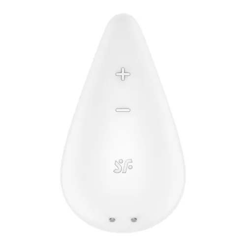 Satisfyer Dew Drop vibráló csiklóizgató - fehér, 12 program