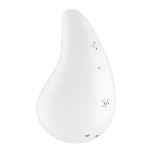 Satisfyer Dew Drop vibráló csiklóizgató - fehér, 12 program