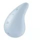 Satisfyer Dew Drop mini csiklóizgató - kék, 12 program