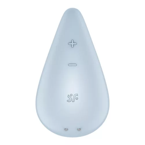 Satisfyer Dew Drop mini csiklóizgató - kék, 12 program