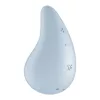 Satisfyer Dew Drop mini csiklóizgató - kék, 12 program