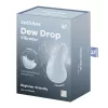Satisfyer Dew Drop mini csiklóizgató - kék, 12 program