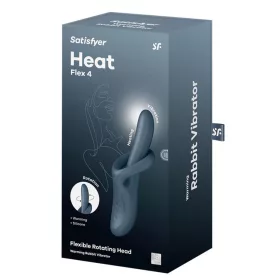   Satisfyer Heat Flex 4 forgó melegítő vibrátor - szürke, 12 program