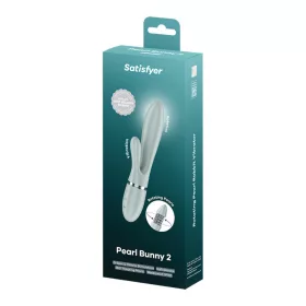   Satisfyer Pearl Bunny 2 forgó kétmotoros G-pont-vibrátor - zöld, 12 program