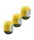 Satisfyer Masturbator Eggs maszturbátorszett - sárga-fehér, 3 db, 6,9cm