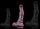 Kymera M – prémium barna dildo, 22 cm hosszú