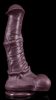 Kymera M – prémium barna dildo, 22 cm hosszú