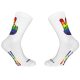 Pride Peace – fehér zokni, az önkifejezés stílusa