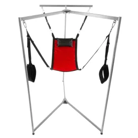 Kit Sling – piros textil hinta szürke kerettel