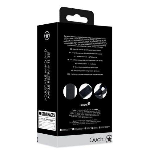 Láb- és csuklóbilincs szett – érzéki korlátozás élvezete