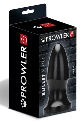 Plug Bullet – érzéki anal plug, 10 cm, fekete