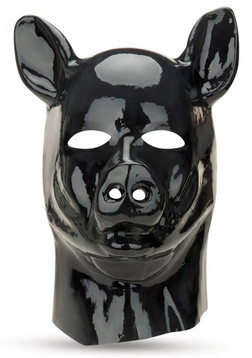 Latex Pig Hood Prowler – prémium latex maszk