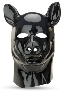 Latex Pig Hood Prowler – prémium latex maszk