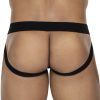 Jockstrap Snap Fekete – prémium sportos férfi alsónemű