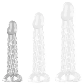   Átlátszó E-csészés Műpénisz – 15,5 x 3,5 cm prémium érzés