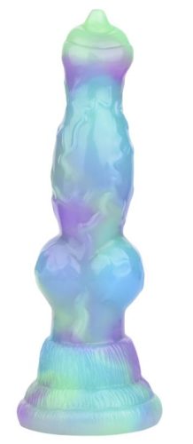 Wafus Dildo – 16 cm-es prémium, zöld-lila színű intim eszköz