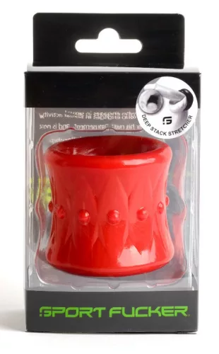 Ballstretcher Deep Stack 32 mm - piros 50 mm magasságú herefeszítő