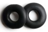 Set of 2 Stacker – puha péniszgyűrű 20 mm fekete
