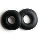 Set of 2 Stacker – puha péniszgyűrű 20 mm fekete