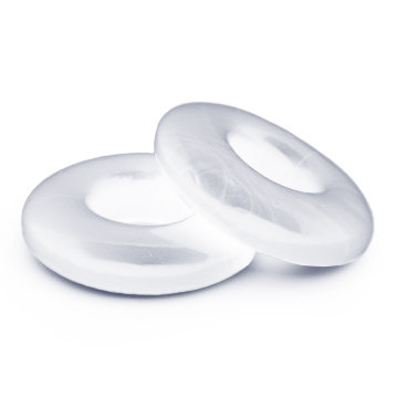 Átlátszó 20 mm-es Stacker Soft péniszgyűrűk – 2 db-os szett