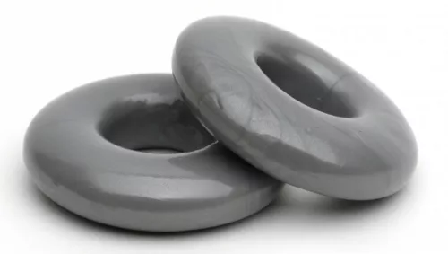 Két darabos puha péniszgyűrű szett – 20 mm, szürke