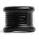 Powerplay – 30 mm puha heretágító, elegáns fekete színben