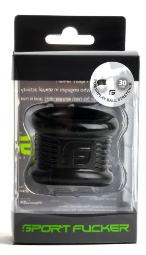 Powerplay – 30 mm puha heretágító, elegáns fekete színben