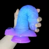 TROB foszforeszkáló elefánt vibrátor - 18 x 4,5 cm