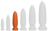 Plug Long Pine M – 18 cm-es prémium anális kényeztető, narancs