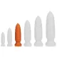 Plug Long Pine M – 18 cm-es prémium anális kényeztető, narancs